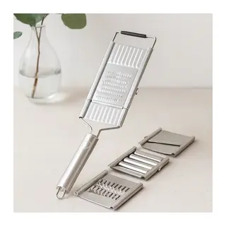 3'ü 1 Arada Metal Rende Seti (Rende, Soyacak, Dilimleme)