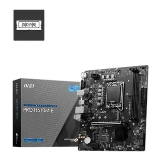 MSI PRO H610M-E DDR5 5600MHZ 1XVGA 1XHDMI 1XM.2 USB 3.2 MATX 1700P (12. / 13. VE 14. NESİL İŞLEMCİ UYUMLU)