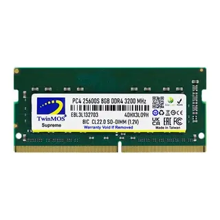 8 GB DDR4 3200MHZ TWINMOS NB MDD48GB3200N