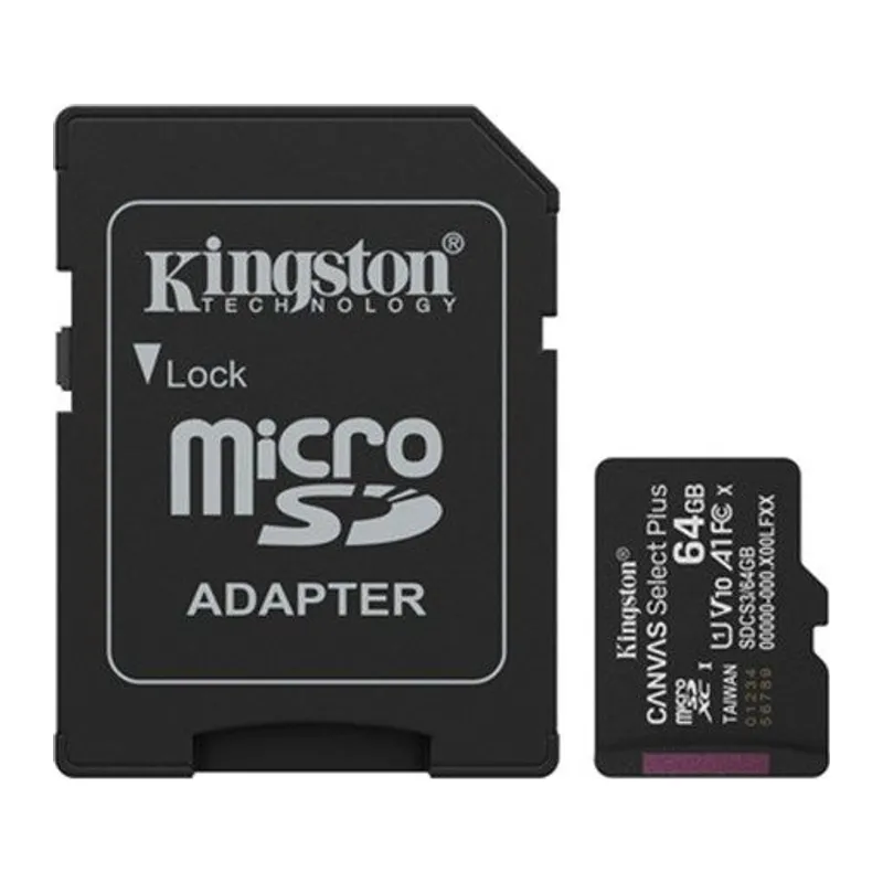 64 GB CANVAS SELECT PLUS MICRO SD CARD CL10 SDCS3/64GB