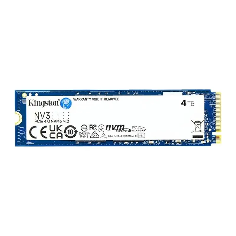 4 TB KINGSTON NV3 M.2 NVME PCIE GEN4 6000/4000MBS SNV3S/4000G