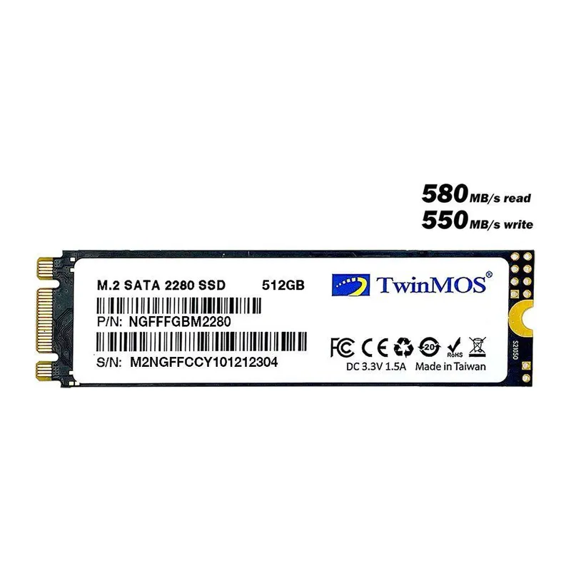 512 GB M.2 2280 SATA3 580/550 NGFFFGBM2280