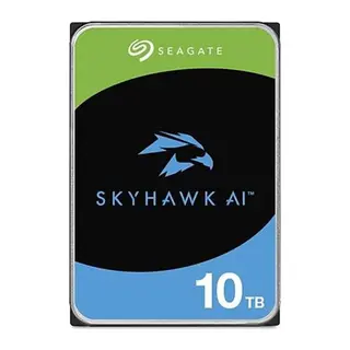 10 TB SEAGATE 3.5 SKYHAWK AI SATA 7200RPM 256MB 7/24 GUVENLIK ST10000VE001 (5 YIL RESMI DIST GARANTILI)