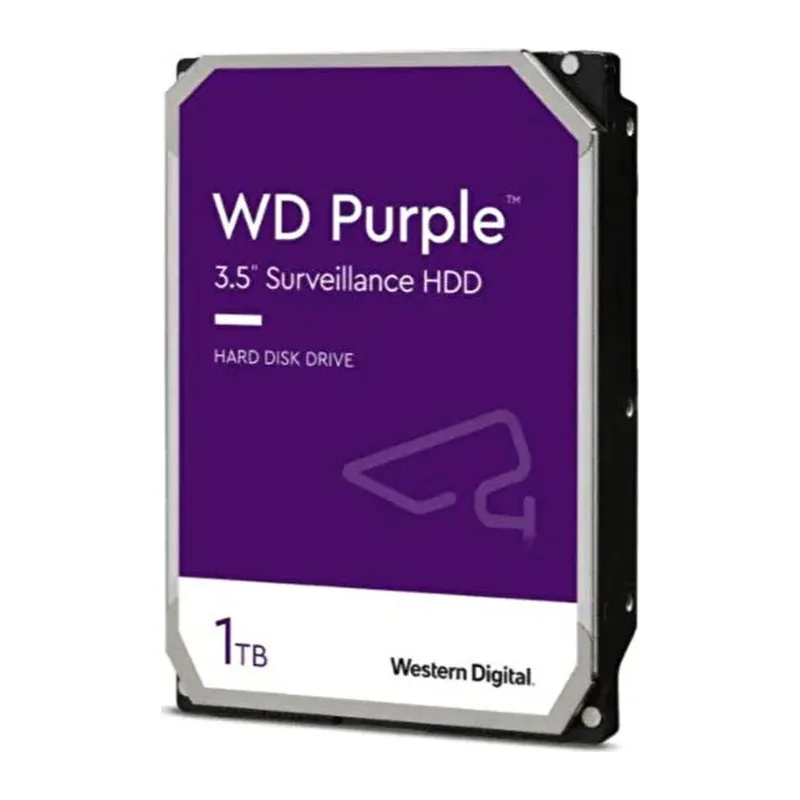 1 TB WD 3.5 PURPLE SATA3 5400RPM 64MB 7/24 GUVENLIK WD11PURZ (3 YIL RESMI DIST GARANTILI)