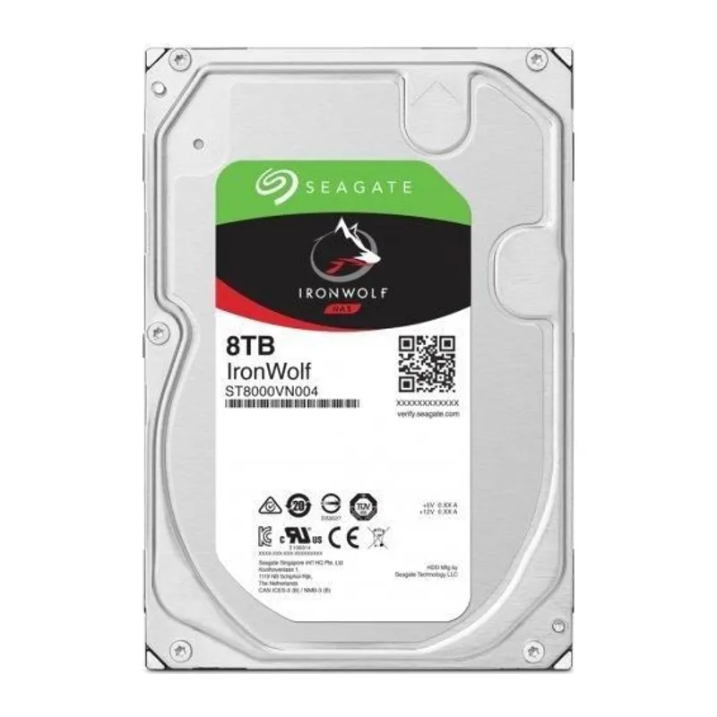 8 TB SEAGATE 3.5 IRONWOLF SATA3 7200RPM 256MB ST8000VN004 (3 YIL RESMI DIST GARANTILI)