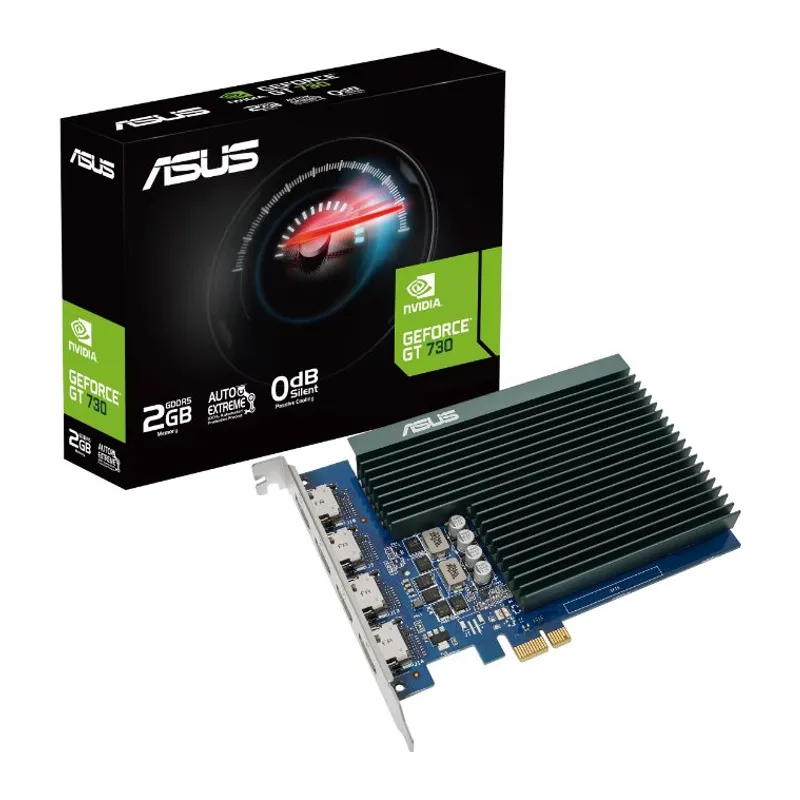 ASUS GEFORCE GT730-4H-SL-2GD5 2GB DDR5 64BIT 4XHDMI EKRAN KARTI