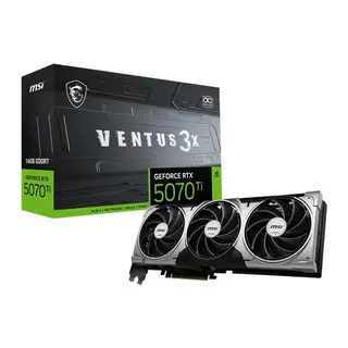 MSI GEFORCE RTX5070TI 16G VENTUS 3X OC 16GB GDDR7 256BIT 1XHDMI 3XDP EKRAN KARTI