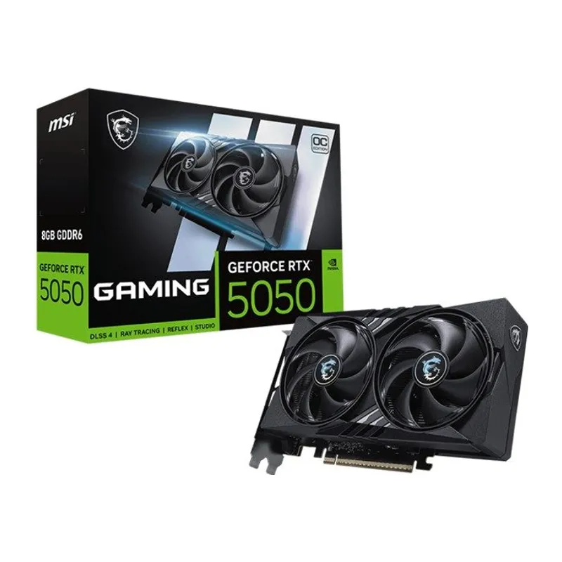 MSI GEFORCE RTX5050 8G GAMING OC 8GB GDDR6 128BIT 1XHDMI 3XDP EKRAN KARTI