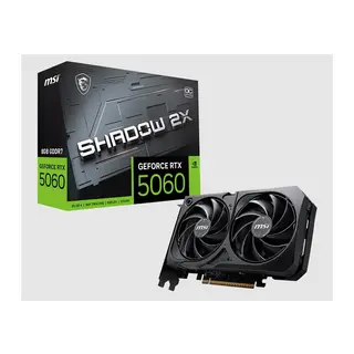 MSI GEFORCE RTX5060 8G SHADOW 2X OC MAX 8GB GDDR7 128BIT 1XHDMI 3XDP EKRAN KARTI
