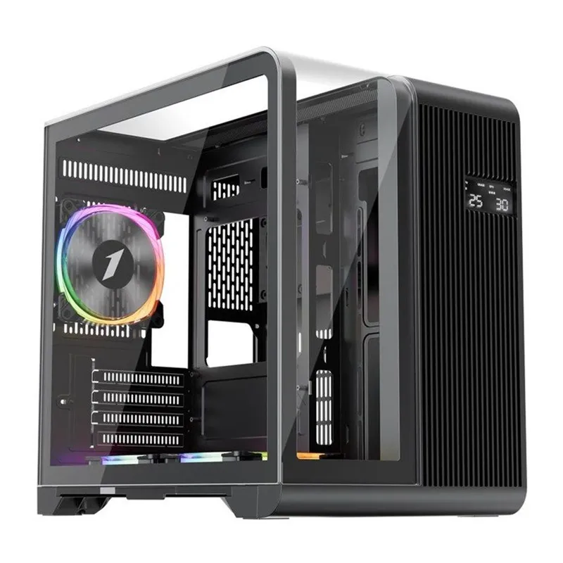1ST PLAYER RT5 SİYAH DIGITAL 650W 80+ BRONZE 3X12CM ARGB TEMPERLİ CAM USB 3.0 M-ATX KASA