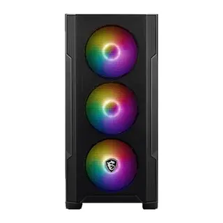 MAG FORGE M100R TEMPERLI CAM ARGB 3X120MM 1X120MM PSU YOK MATX GAMING KASA