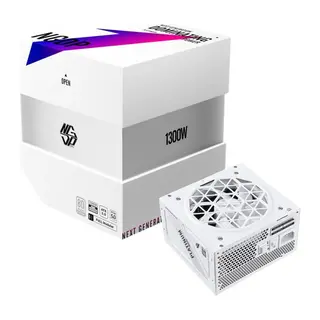 1ST PLAYER NGDP 1300W G. BEYAZ 80+ PLATINUM ATX3.1/PCLE 5.1 JAPON KAPASİTÖR FULL MODÜLER APFC 10 YIL