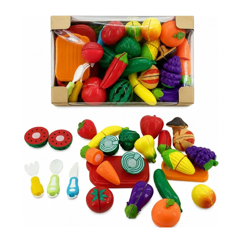 URT007-KUTU-3 41 Pcs Kesilebilen Meyve Sebze Manav