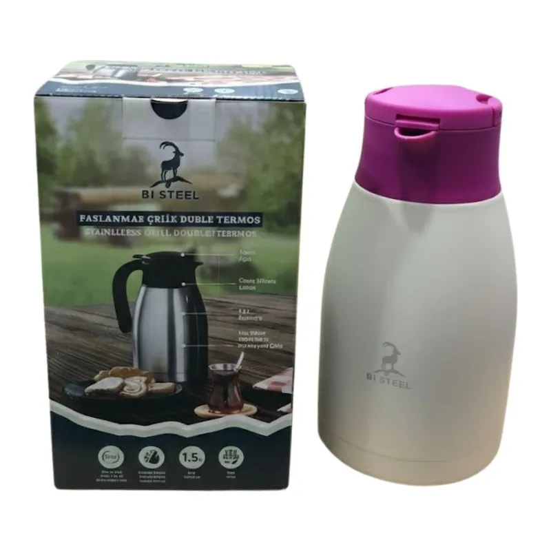 1,5 L Renkli Termos