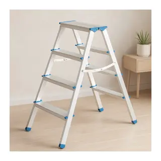 Alüminyum Çift Basamaklı Merdiven 92 cm (4+4)