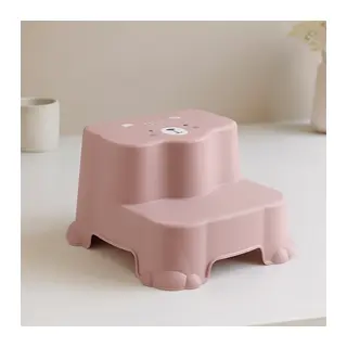 Pembe Desenli Katlı Çocuk Basamağı
