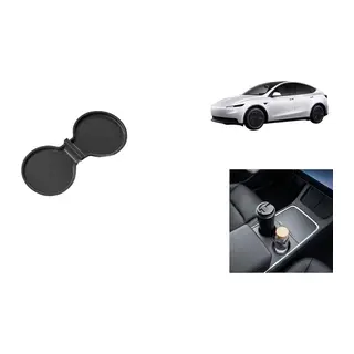 Tesla Model 3 Model Y Standart Juniper 2025+ Uyumlu Orta Bardaklık Pedi Kaymaz Konsol Koruyucu Matı 1 Adet Siyah