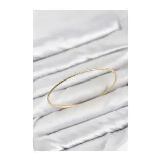 CM Gold Renk Simli Model 65 mm Bilezik