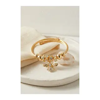 Arı Model Gold Renk Charm Bileklik