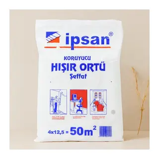 Şeffaf Koruyucu Örtü 50 m² (Hışır)