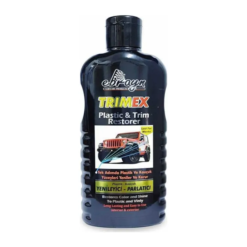 Ebrayn Trimex Plastik ve Kauçuk Yüzey Yenileyici & Parlatıcı 200 ml