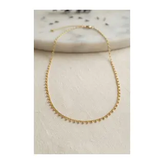 Gold Renk Topçcuk Model 60 cm Kadın Kolye