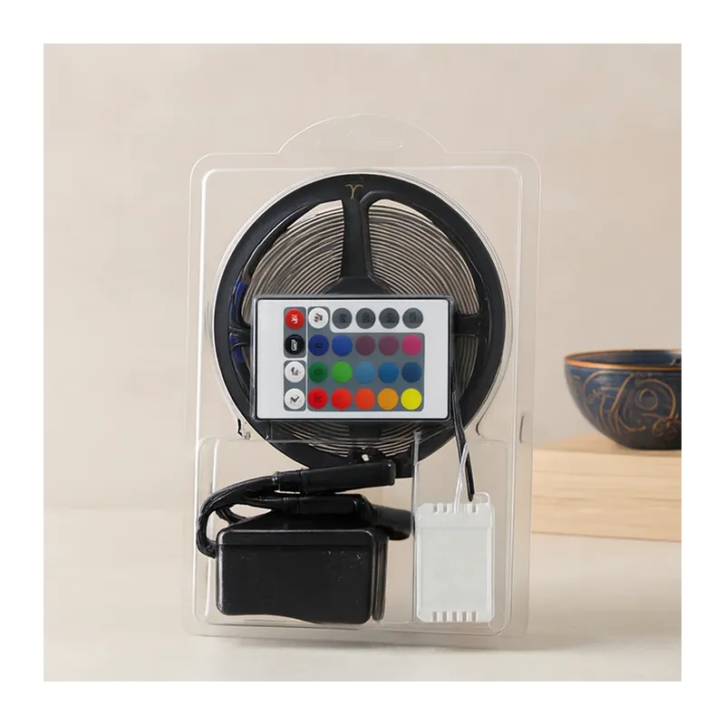 5m RGB Şerit LED (IP65) Kumandalı Adaptörlü SMD2835 54 LED/m