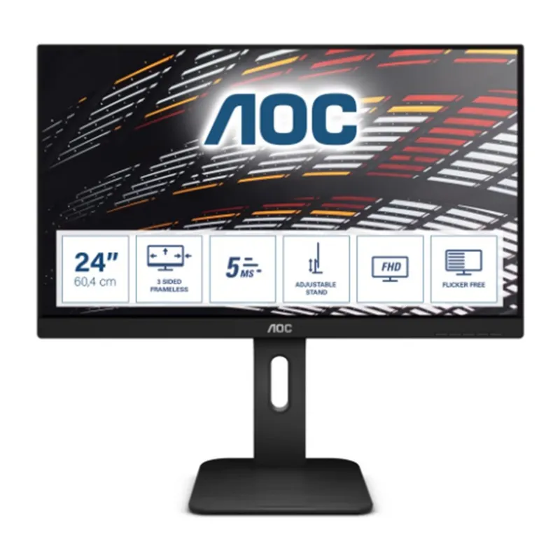 23.8 24P1 IPS 5MS 60MHZ 1XVGA 1XHDMI 1XDP 1XDVI FHD 1920X1080 USB3.0 HOPARLÖR ÇERÇEVESİZ YÜKSEKLİK AYARI PIVOT VESA