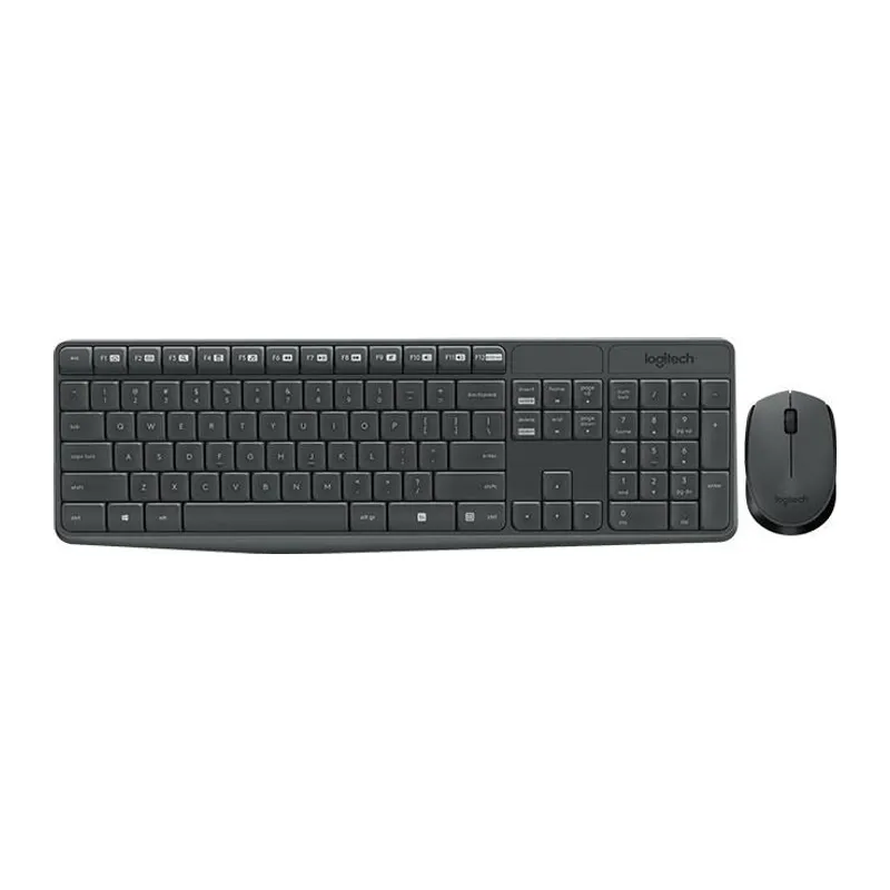 MK235 Q TR KABLOSUZ KLAVYE MOUSE SET GRİ 920-007925