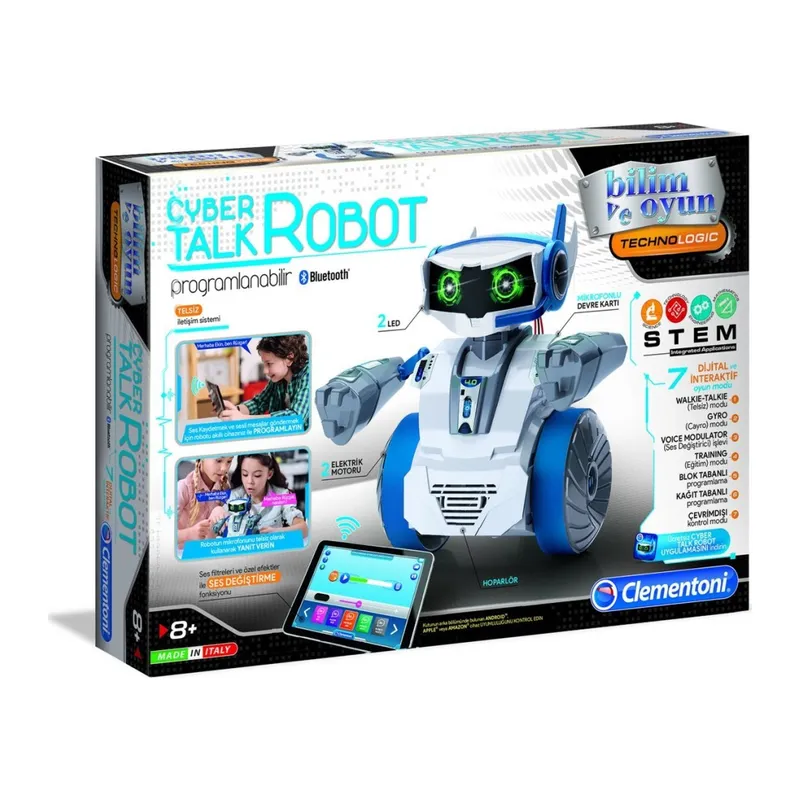 64447 Cyber Talk Robot - Robotik Laboratuvarı +8 yaş