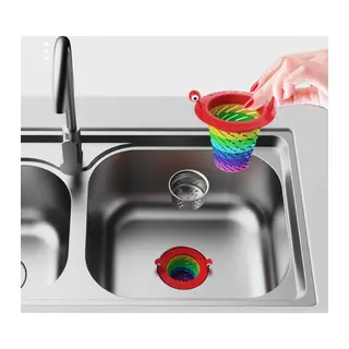 Renkli 6 Kademeli Lavabo Süzgeci
