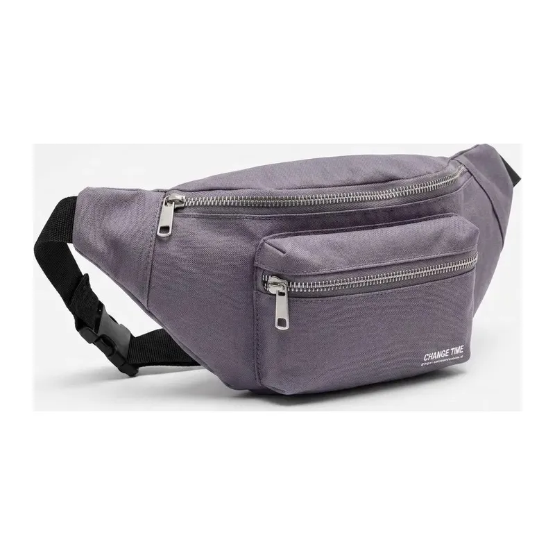 Lila Unisex Bel Çantası Çapraz Askılı Günlük Kullanım Fermuarlı 30x13 cm