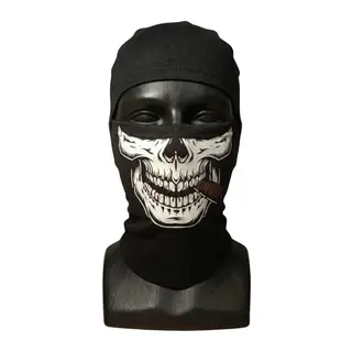Unisex Kuru Kafa Puro Baskılı Balaklava 1 Adet Tek Beden Viskoz Kask İçi Outdoor Maske