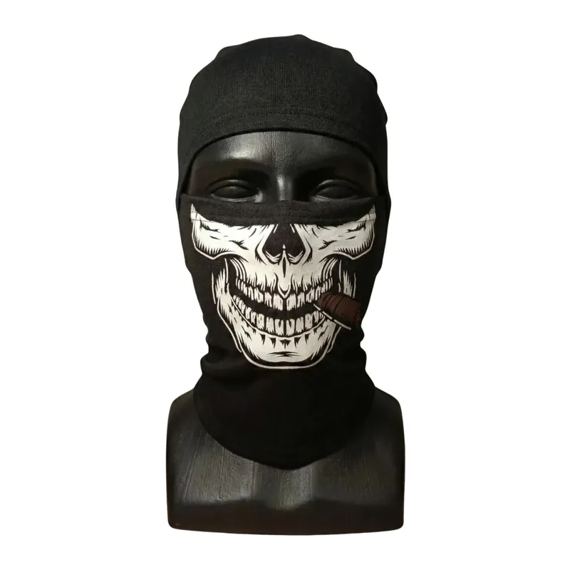 Unisex Kuru Kafa Puro Baskılı Balaklava 1 Adet Tek Beden Viskoz Kask İçi Outdoor Maske
