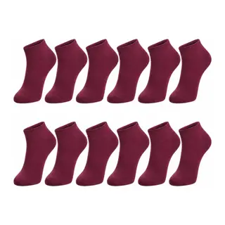Erkek Pamuklu Patik Çorap 12'li Paket 39-44 | Dikişsiz Burun, Koku Karşıtı, Nefes Alan Kısa Konç Sneaker Çorabı