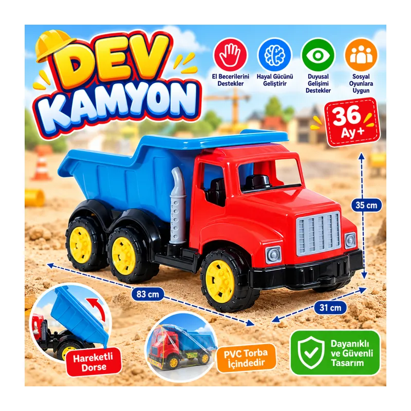 7011 SÜPER KAMYON 83 cm