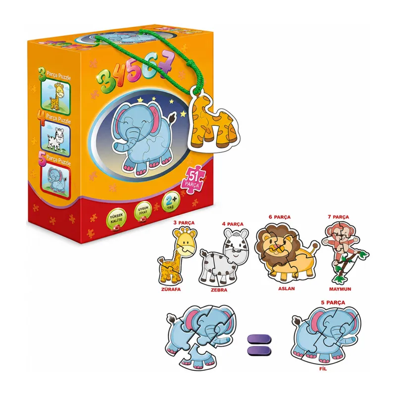 8766 ORMAN KUT.PUZZLE 025876-34567