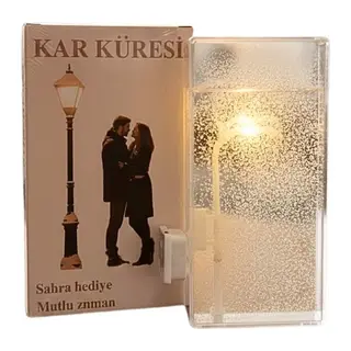 Kar Küresi PVC Dekor Lamba