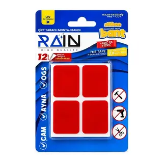 Rain Çift Taraflı Silikon Bant Hazır Kesilmiş