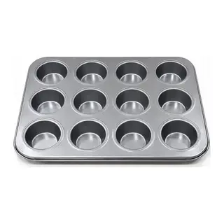 12'li Metal Muffin Kek Kalıbı