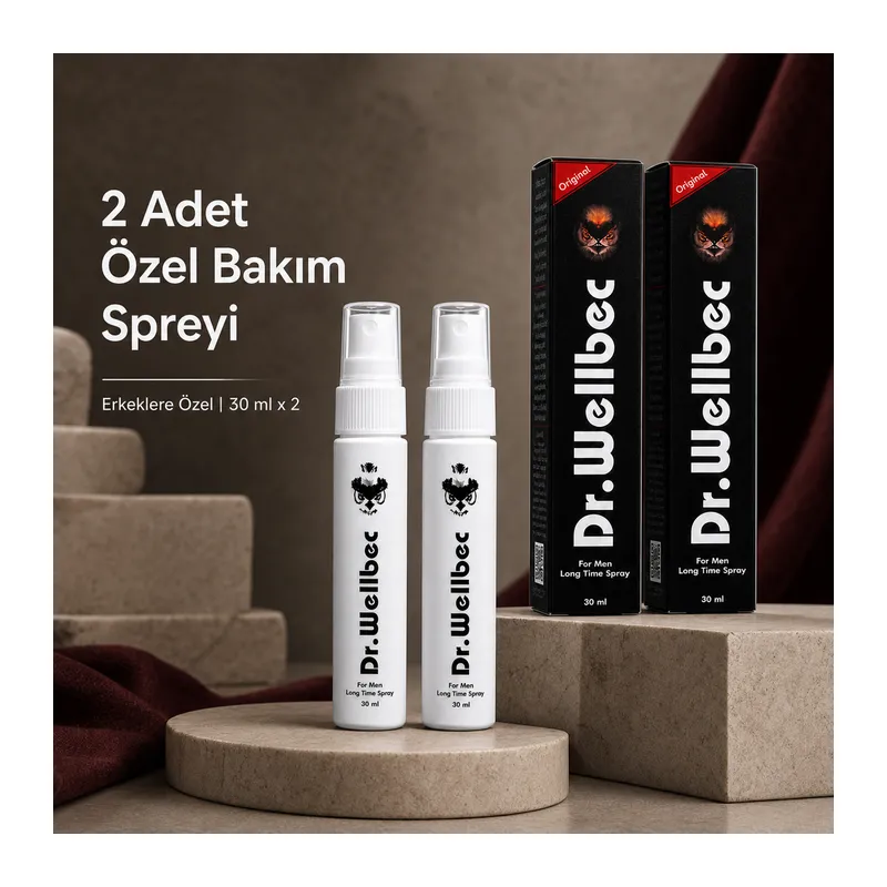 Dr. Wellbec Özel Anlar İçin Erkek Bakım Spreyi 30 ml 2 Adet