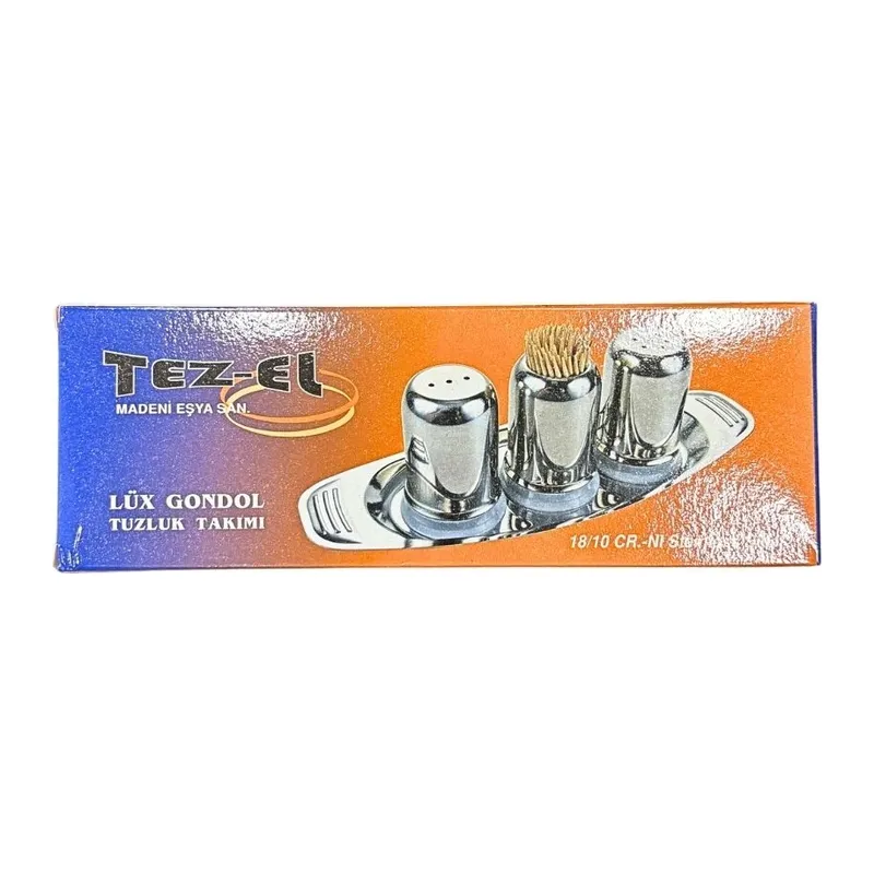 Küçük Metal Tuzluk Takımı