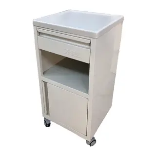 Ara Bölmeli ABS Tablalı Hasta Başı Komodin