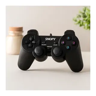 PS3 Kablolu Titreşimli Analog Oyun Kolu (USB, 15 Tuş)