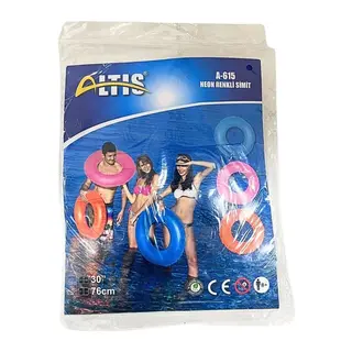Neon Renkli Simit 71 cm