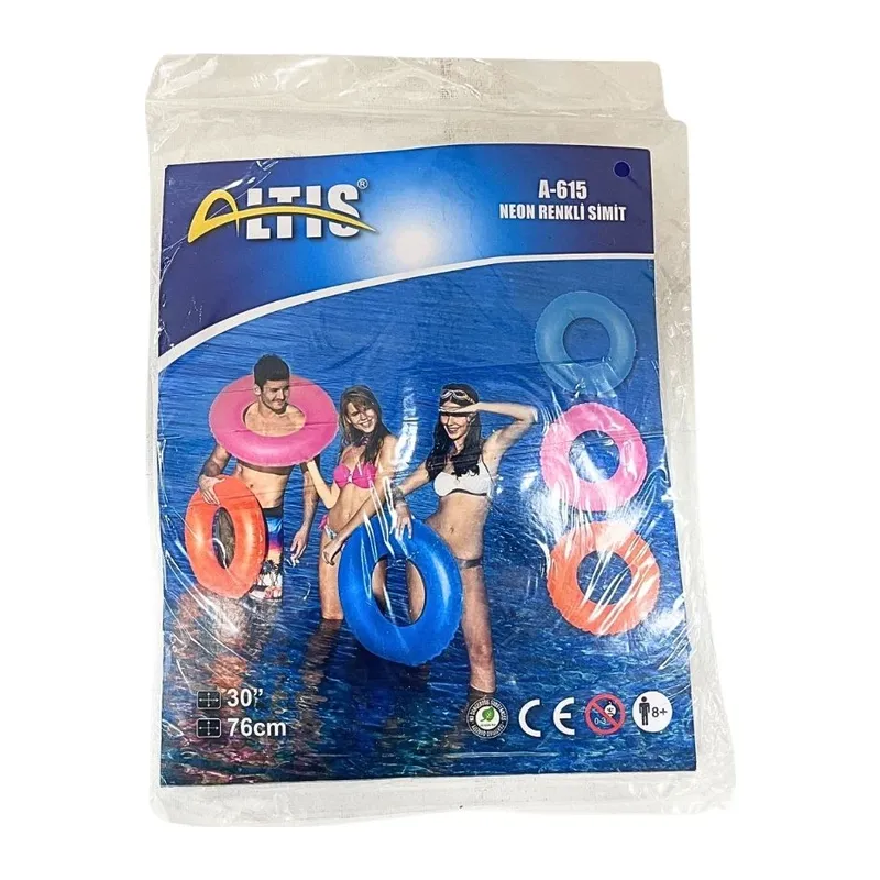 Neon Renkli Simit 71 cm