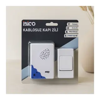 Pilli Kablosuz Kapı Zili - 50m, 16 Melodi