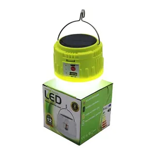 USB Şarjlı LED Solar Kamp Lambası