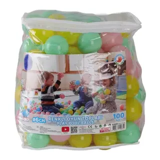 ER-6100 SOFT RENK HAVUZ TOPLARI PVC ÇANTALI