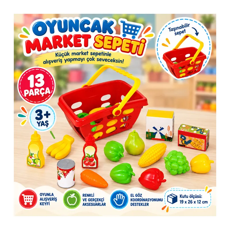 01377 Küçük Market Sepeti
